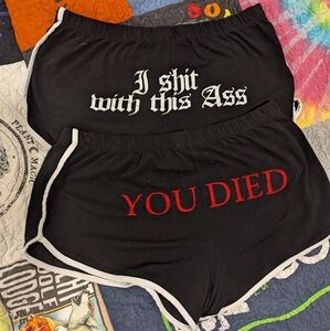 NWOT The Bummer Shop Booty Shorts Xl
